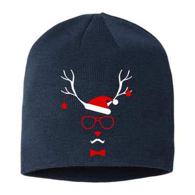 I'm A Reindeer Santa Hat Antlers Sustainable Beanie