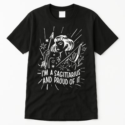 I'm A Sagittarius And Proud Of It Zodiac Birthday Tall T-Shirt