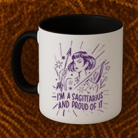 I'm A Sagittarius And Proud Of It Zodiac Birthday Mug