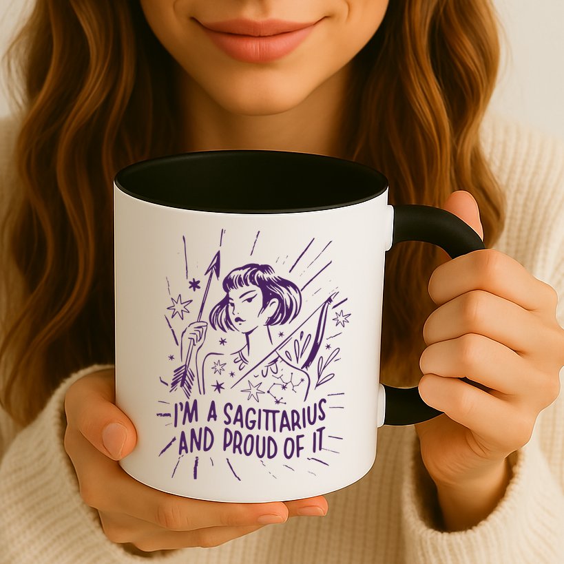 I'm A Sagittarius And Proud Of It Zodiac Birthday Mug
