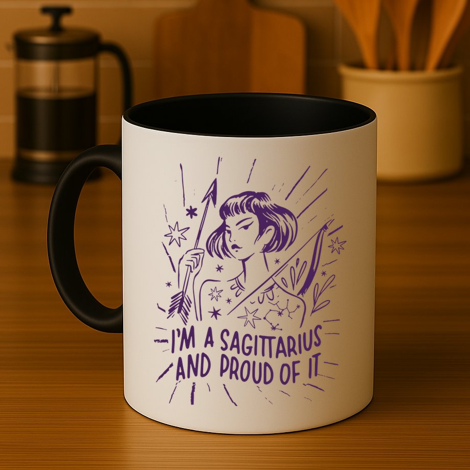 I'm A Sagittarius And Proud Of It Zodiac Birthday Mug