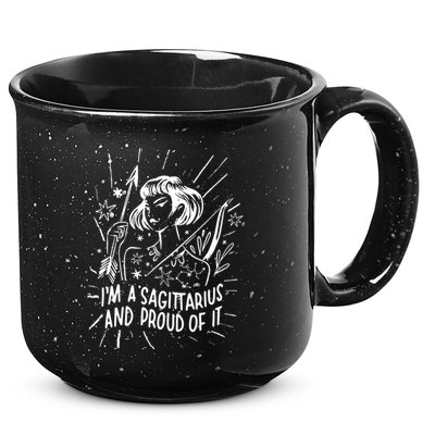 I'm A Sagittarius And Proud Of It Zodiac Birthday 15oz Campfire Ceramic Mug