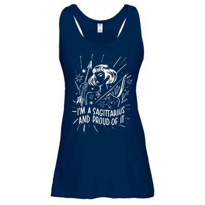 I'm A Sagittarius And Proud Of It Zodiac Birthday Ladies Essential Flowy Tank