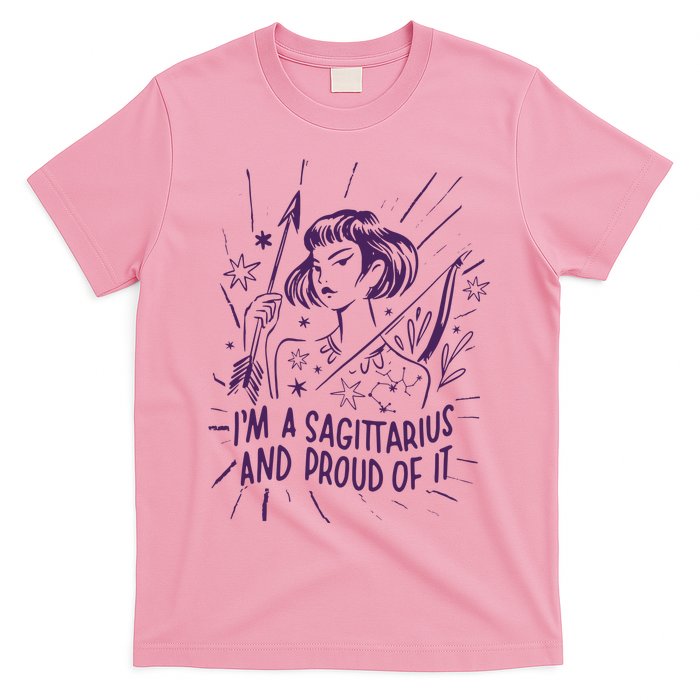 I'm A Sagittarius And Proud Of It Zodiac Birthday T-Shirt