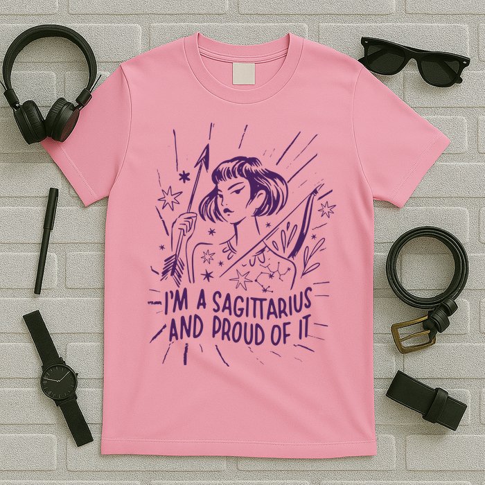 I'm A Sagittarius And Proud Of It Zodiac Birthday T-Shirt