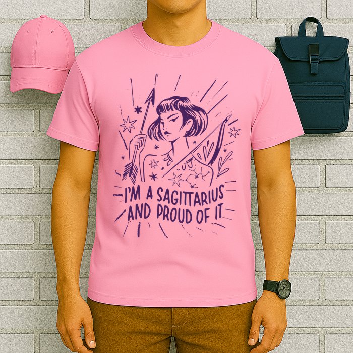 I'm A Sagittarius And Proud Of It Zodiac Birthday T-Shirt