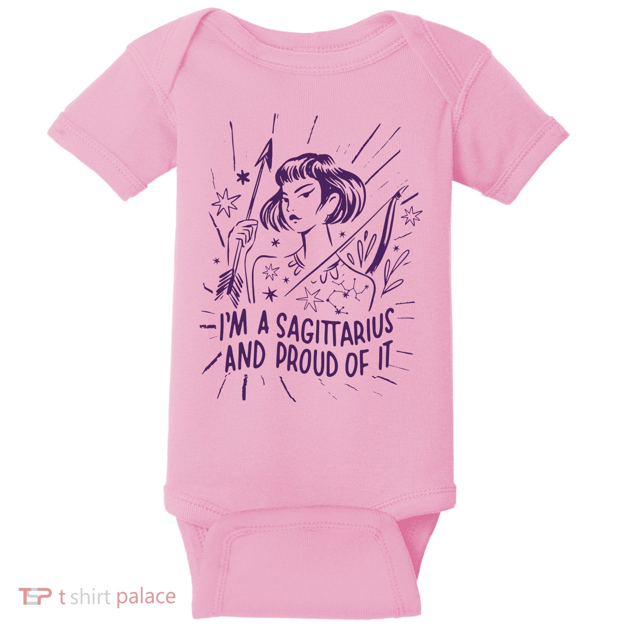I'm A Sagittarius And Proud Of It Zodiac Birthday Baby Bodysuit