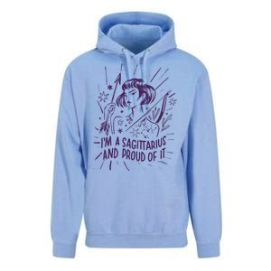 I'm A Sagittarius And Proud Of It Zodiac Birthday Unisex Surf Hoodie