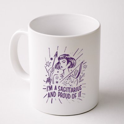 I'm A Sagittarius And Proud Of It Zodiac Birthday Coffee Mug