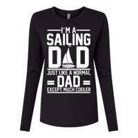 I'm A Sailing Dad Like A Normal Dad But Much Cooler Womens Cotton Relaxed Long Sleeve T-Shirt