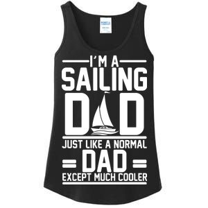 I'm A Sailing Dad Like A Normal Dad But Much Cooler Ladies Essential Tank