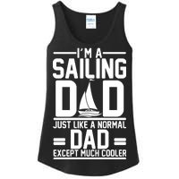 I'm A Sailing Dad Like A Normal Dad But Much Cooler Ladies Essential Tank