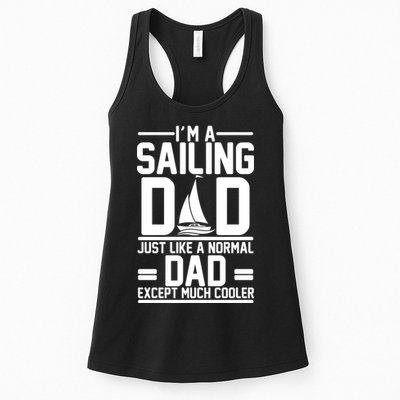 I'm A Sailing Dad Like A Normal Dad But Much Cooler Womens Tank Top