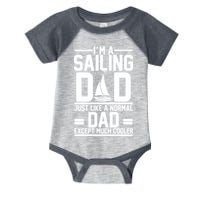 I'm A Sailing Dad Like A Normal Dad But Much Cooler Infant Baby Jersey Bodysuit