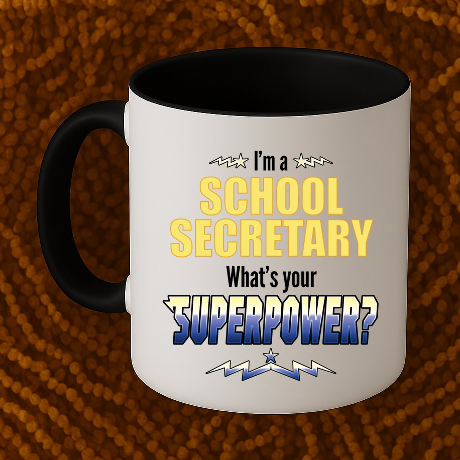 I'm A School Secretary What's Your Superpower? Mug