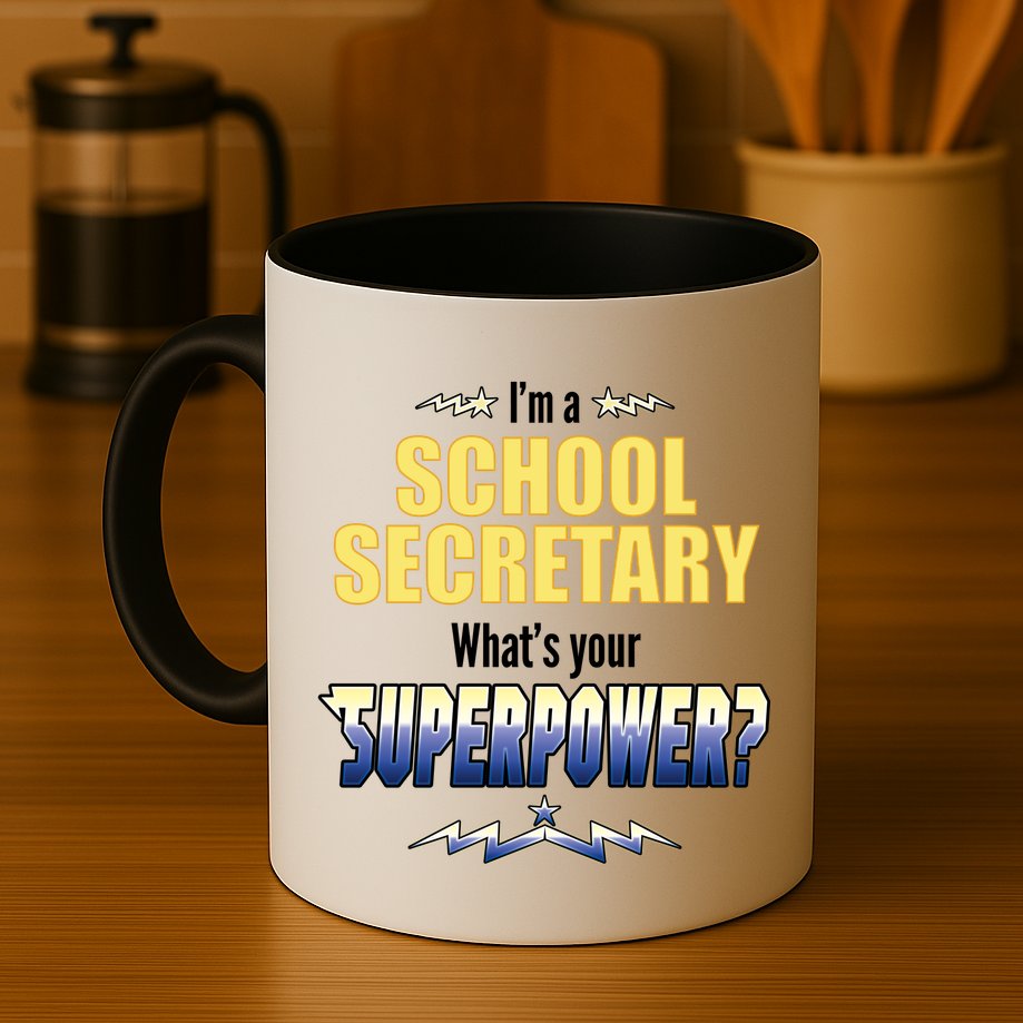 I'm A School Secretary What's Your Superpower? Mug