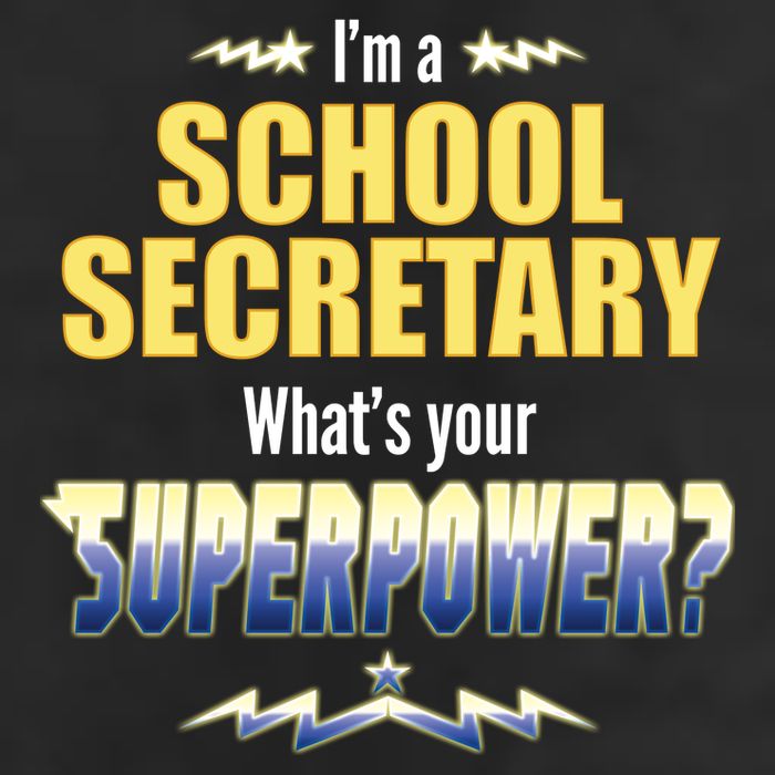 I'm A School Secretary What's Your Superpower? Golf Towel