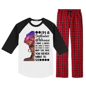 I'm a September Woman Raglan Sleeve Pajama Set