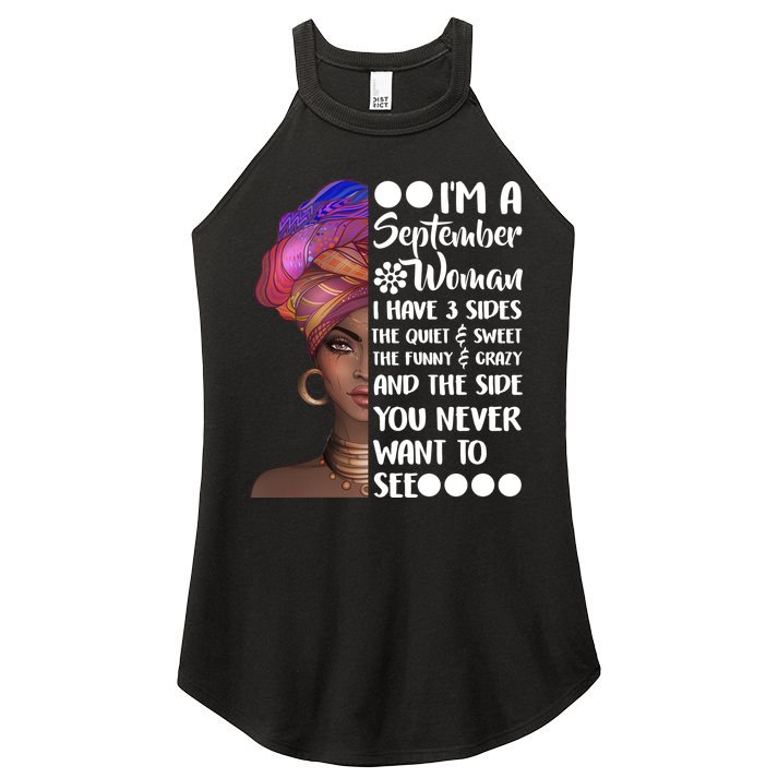 I'm a September Woman Women's Perfect Tri Rocker Tank