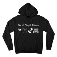 I'm A Simple Woman Living A Simple Life Hoodie