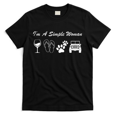 I'm A Simple Woman Living A Simple Life T-Shirt