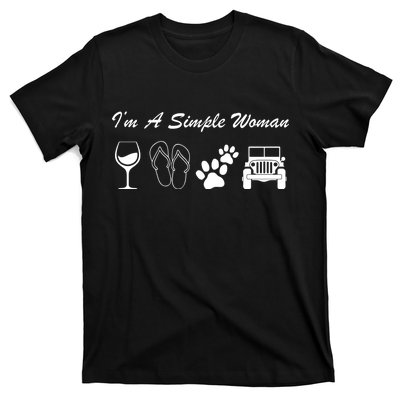 I'm A Simple Woman Living A Simple Life T-Shirt