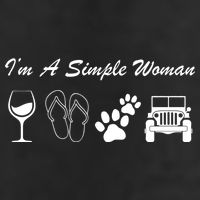 I'm A Simple Woman Living A Simple Life Adult Drive Performance Visor