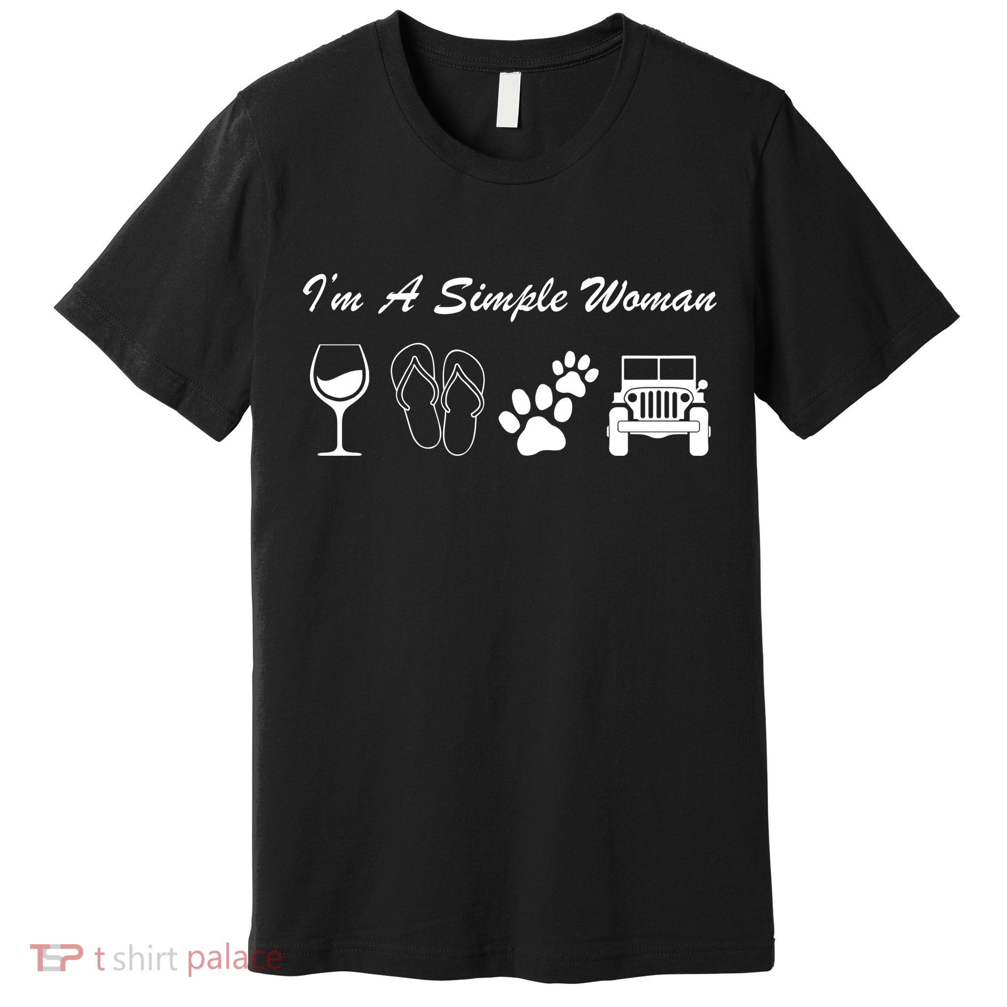 I'm A Simple Woman Living A Simple Life Premium T-Shirt