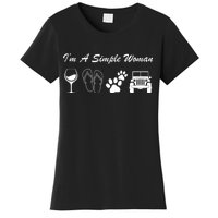 I'm A Simple Woman Living A Simple Life Women's T-Shirt