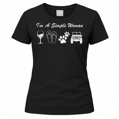 I'm A Simple Woman Living A Simple Life Women's T-Shirt