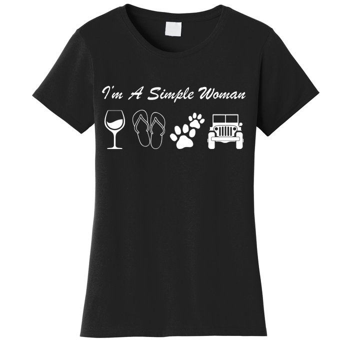 I'm A Simple Woman Living A Simple Life Women's T-Shirt