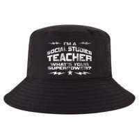 I'm A Social Studies Teacher Cool Comfort Performance Bucket Hat
