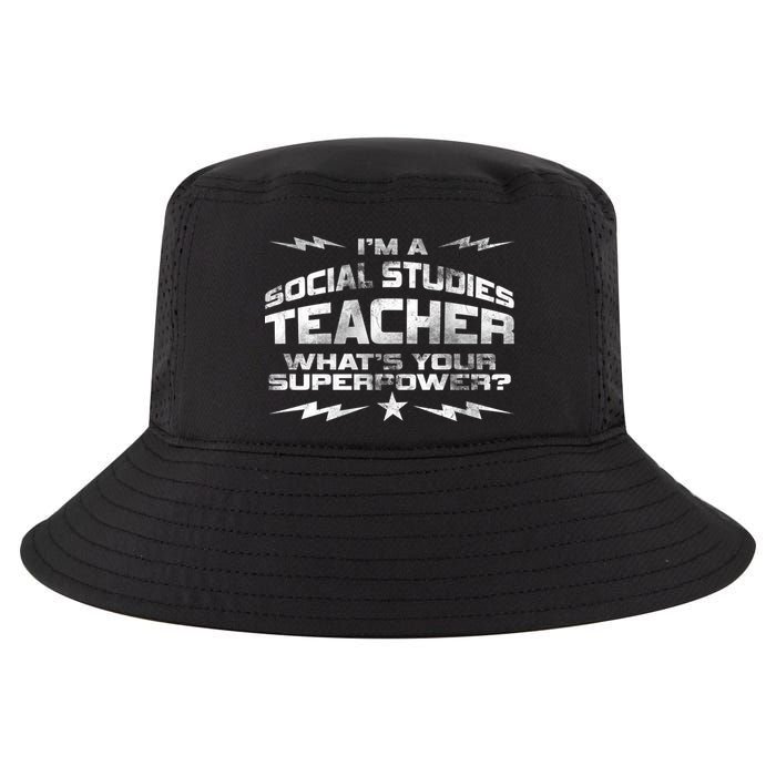 I'm A Social Studies Teacher Cool Comfort Performance Bucket Hat