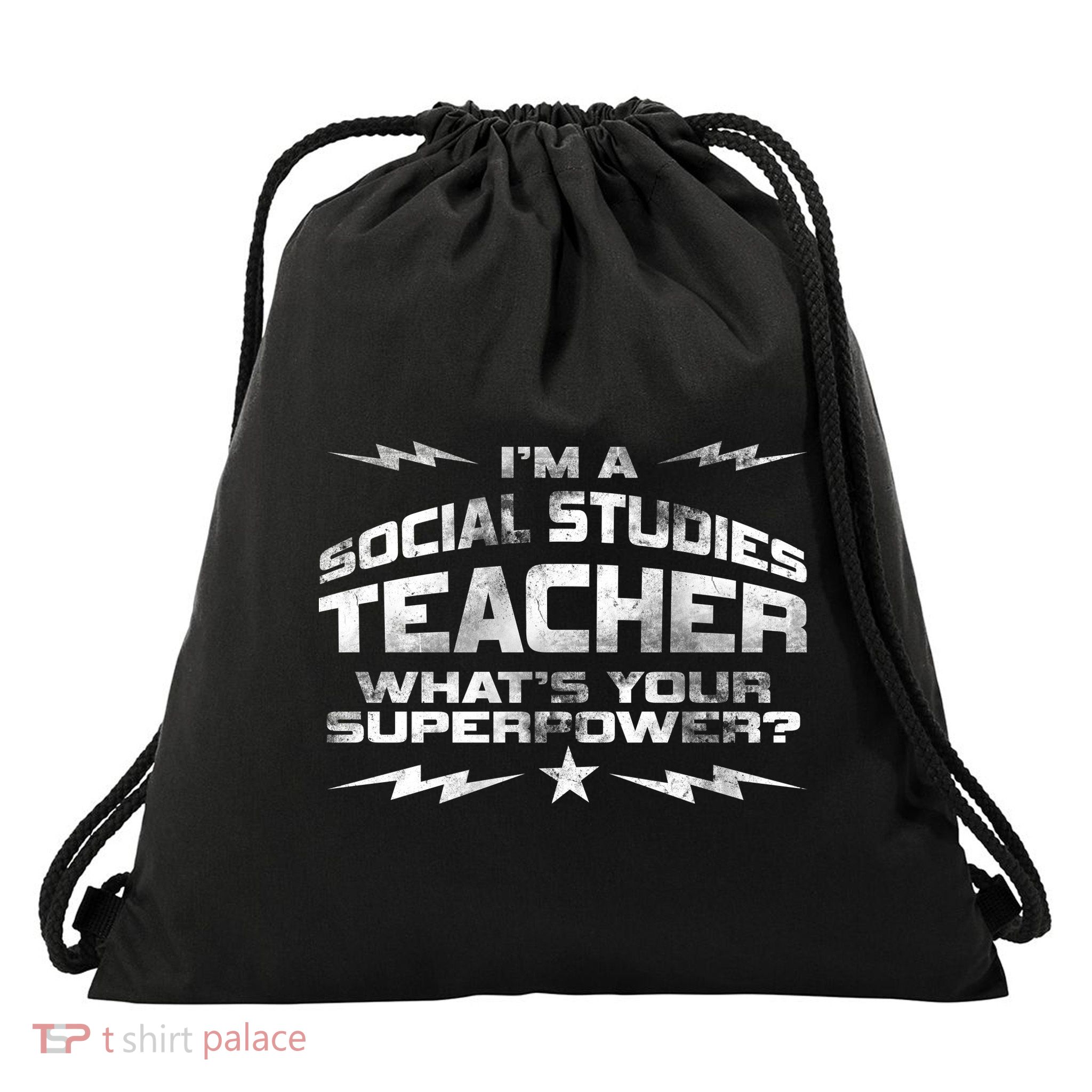I'm A Social Studies Teacher Drawstring Bag