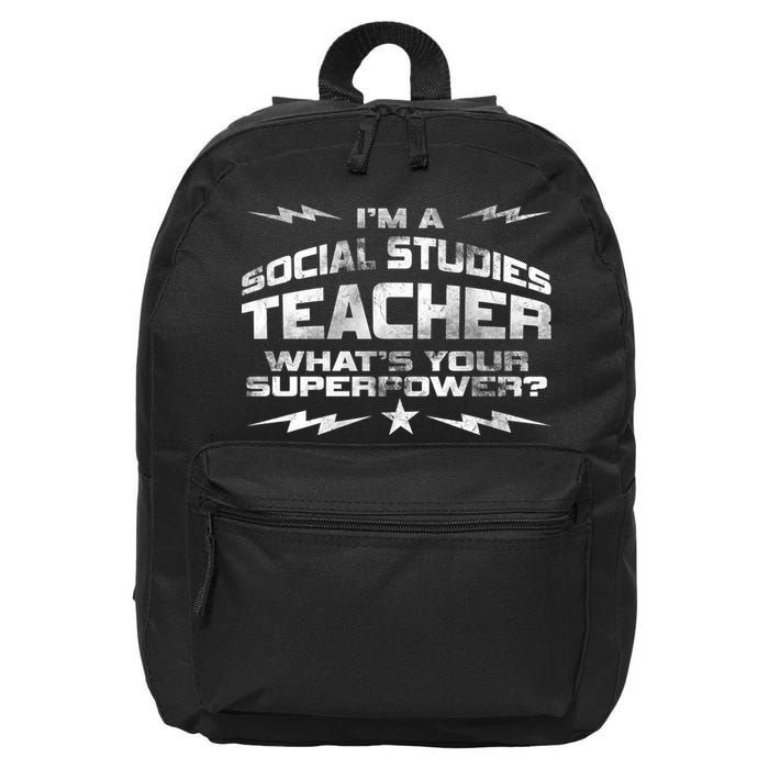 I'm A Social Studies Teacher 16 in Basic Backpack
