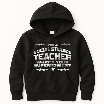 I'm A Social Studies Teacher Kids Hoodie