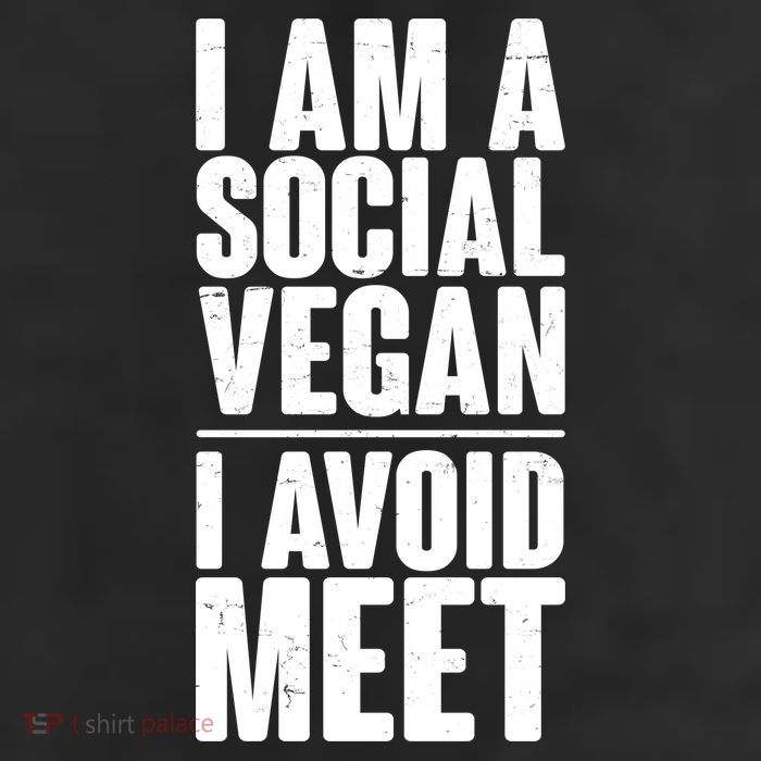 I'm A Social Vegan I Avoid Meet Adult Drive Performance Visor