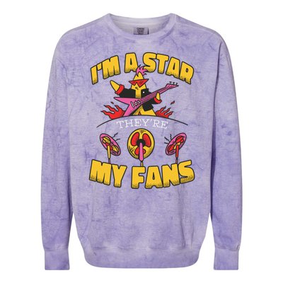 I'm A Star They're My Fans TV Show Spoof Colorblast Crewneck Sweatshirt