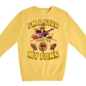 I'm A Star They're My Fans TV Show Spoof Premium Crewneck Sweatshirt