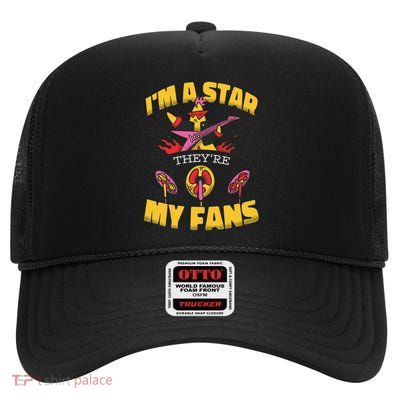 I'm A Star They're My Fans TV Show Spoof High Crown Mesh Back Trucker Hat