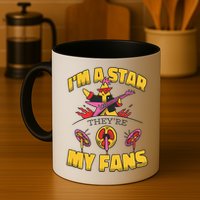 I'm A Star They're My Fans TV Show Spoof Mug