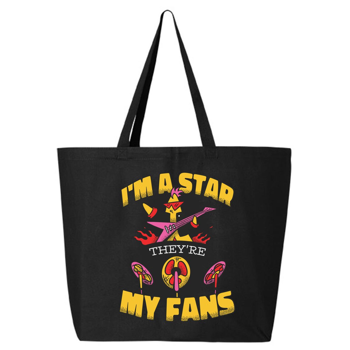 I'm A Star They're My Fans TV Show Spoof 25L Jumbo Tote