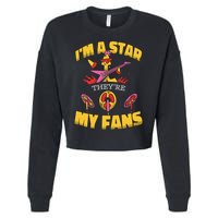 I'm A Star They're My Fans TV Show Spoof Cropped Pullover Crew