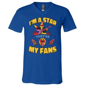 I'm A Star They're My Fans TV Show Spoof V-Neck T-Shirt