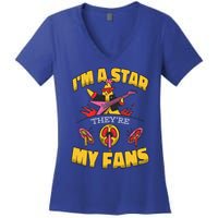 I'm A Star They're My Fans TV Show Spoof Women's V-Neck T-Shirt