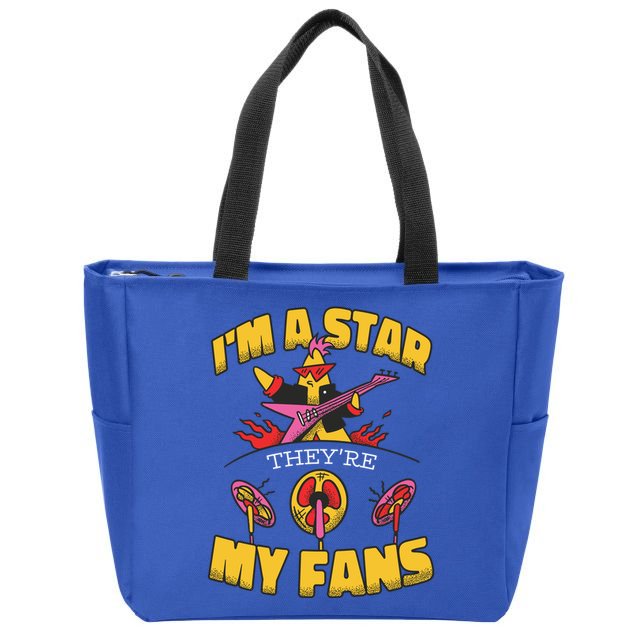 I'm A Star They're My Fans TV Show Spoof Zip Tote Bag