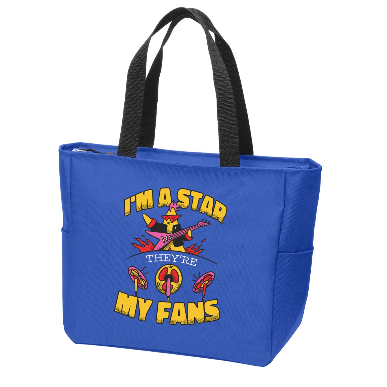 I'm A Star They're My Fans TV Show Spoof Zip Tote Bag