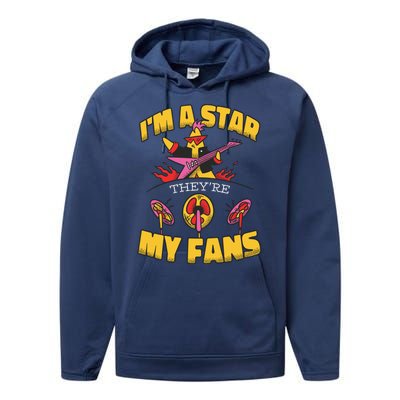 I'm A Star They're My Fans TV Show Spoof Performance Fleece Hoodie