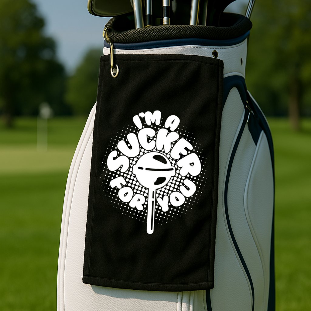 I'm A Sucker For You Golf Towel