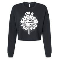 I'm A Sucker For You Cropped Pullover Crew